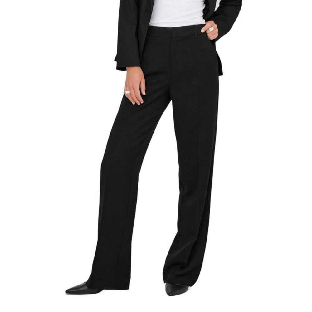 Only Black Polyester Casual Women's Pants